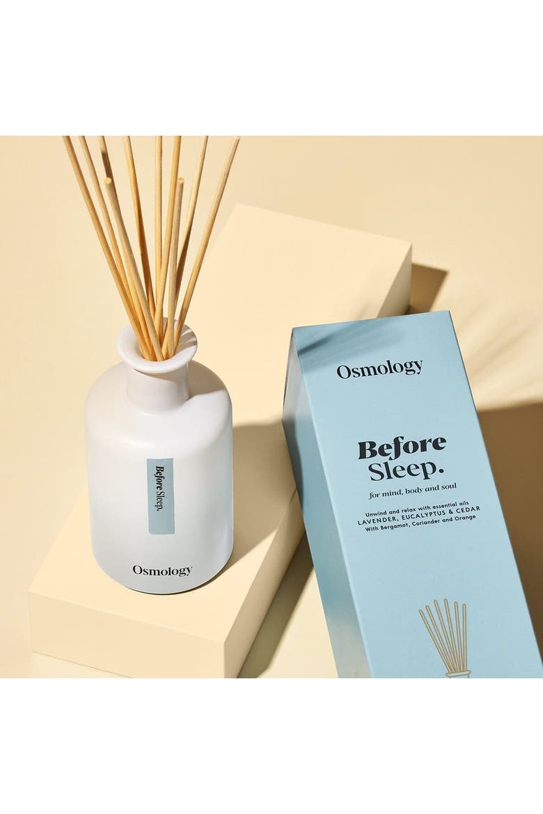 Before Sleep Reed Diffuser - Lavender Eucalyptus and Cedar, Alternate, color, blue