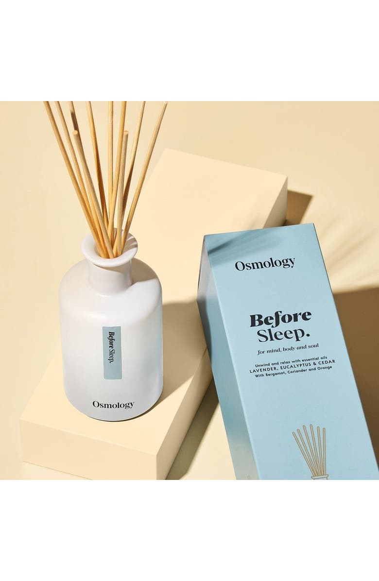 Osmology Before Sleep Reed Diffuser - Lavender Eucalyptus and Cedar, Alternate, color, Blue