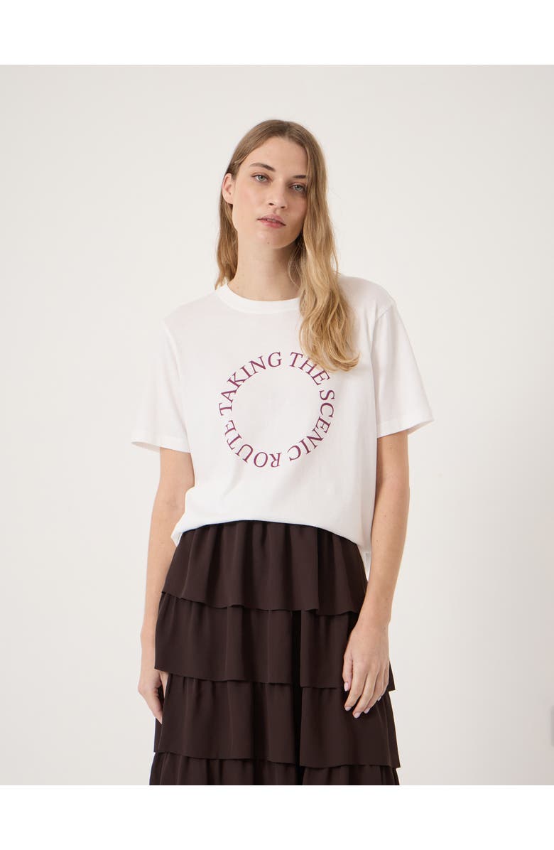 Hush Taking The Scenic Route Graphic T-shirt, Main, color, White