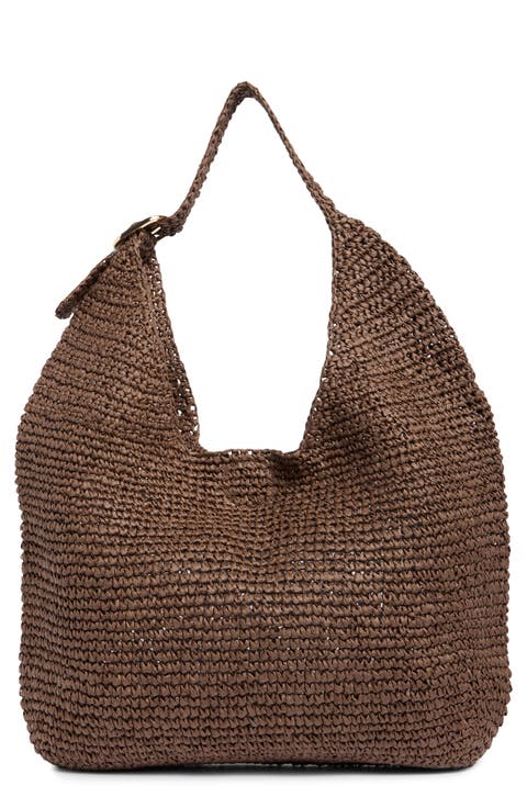 Slouchy Straw Bag