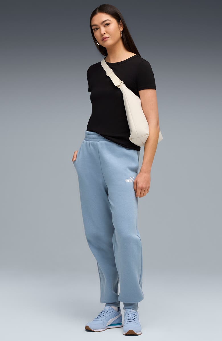 PUMA Essential No. 1 Logo Sweatpants, Alternate, color, Cool Blue