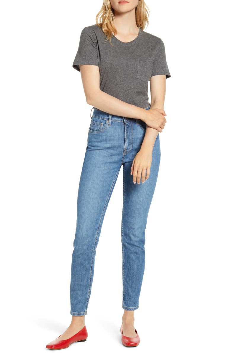 Everlane The Cotton Box-Cut Pocket Tee, Alternate, color,