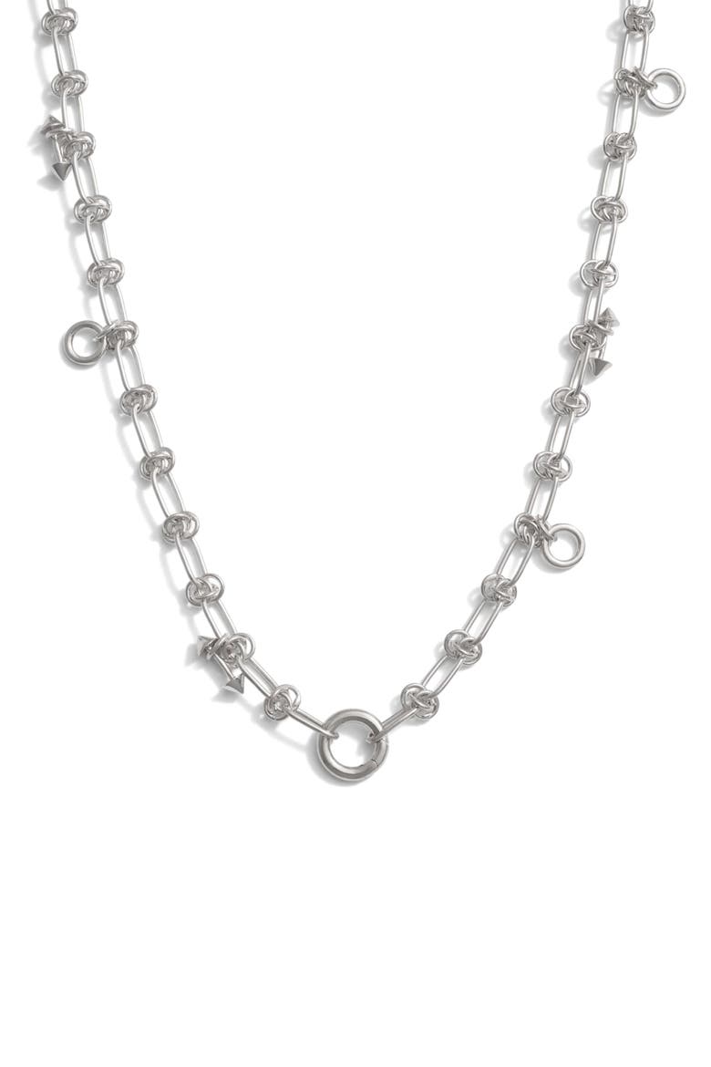 Long Collector Necklace, Main, color, 925 STERLING SILVER