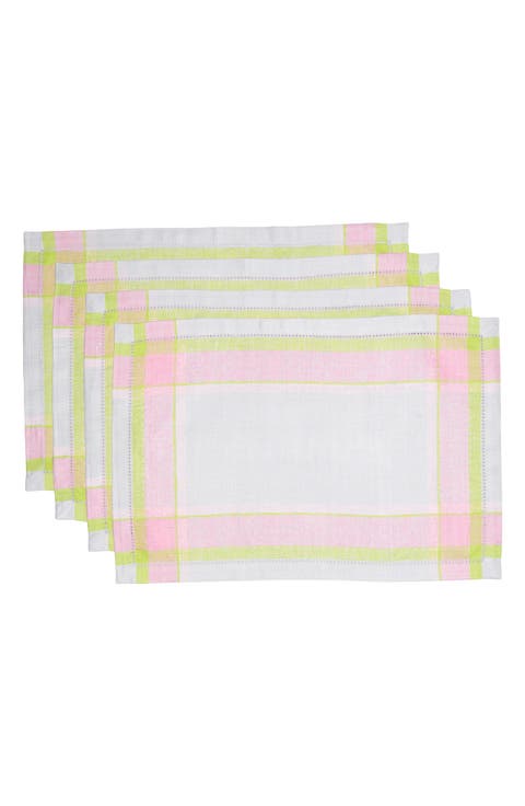 Linen Cleopatra Placemats - Set of 6