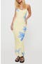 Katrine Flower Sleeveless Maxi Dress