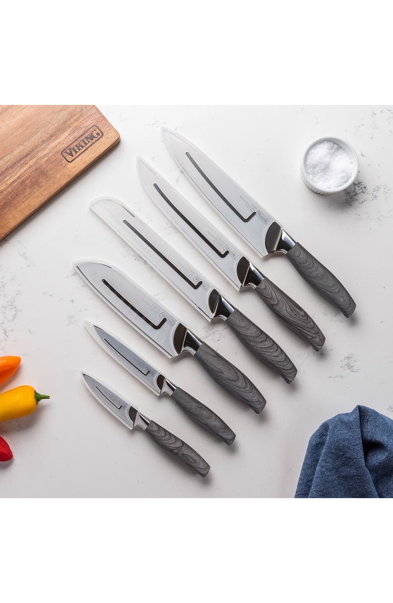 Viking German Steel 6-Piece Knife Set, Alternate, color,