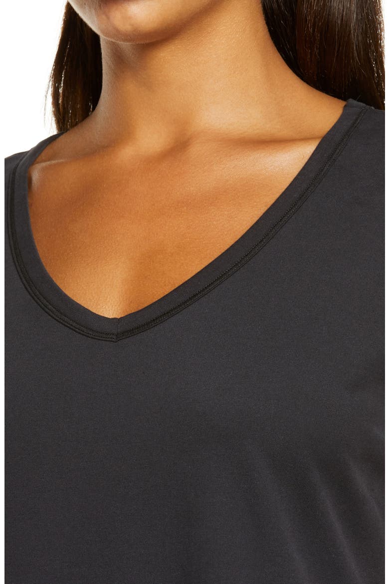 Eva Sleep Shirt, Alternate, color, BLACK
