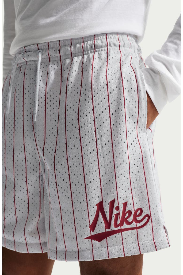 Sportswear Club Flow Shorts, Alternate, color, PHOTON DUST/ TEAM CRIMSON