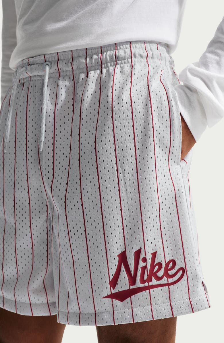 Nike Sportswear Club Flow Shorts, Alternate, color, Photon Dust/ Team Crimson