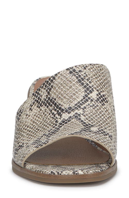 Lucky Brand Lerkie Block Heel Sandal In Natural Multi Cleo Snake