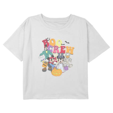 Girls Mickey & Friends Classic Boo Crew Party T Shirt
