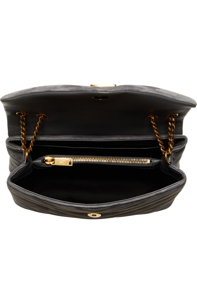 Saint Laurent Small Lou Suede Crossbody Bag, Alternate, color,