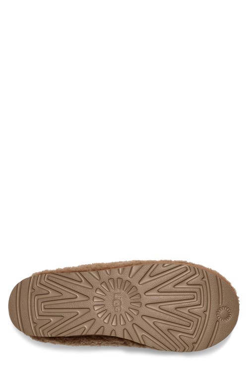 Ugg(r) Tasman Maxi Curly Genuine Shearling Slipper In Brown
