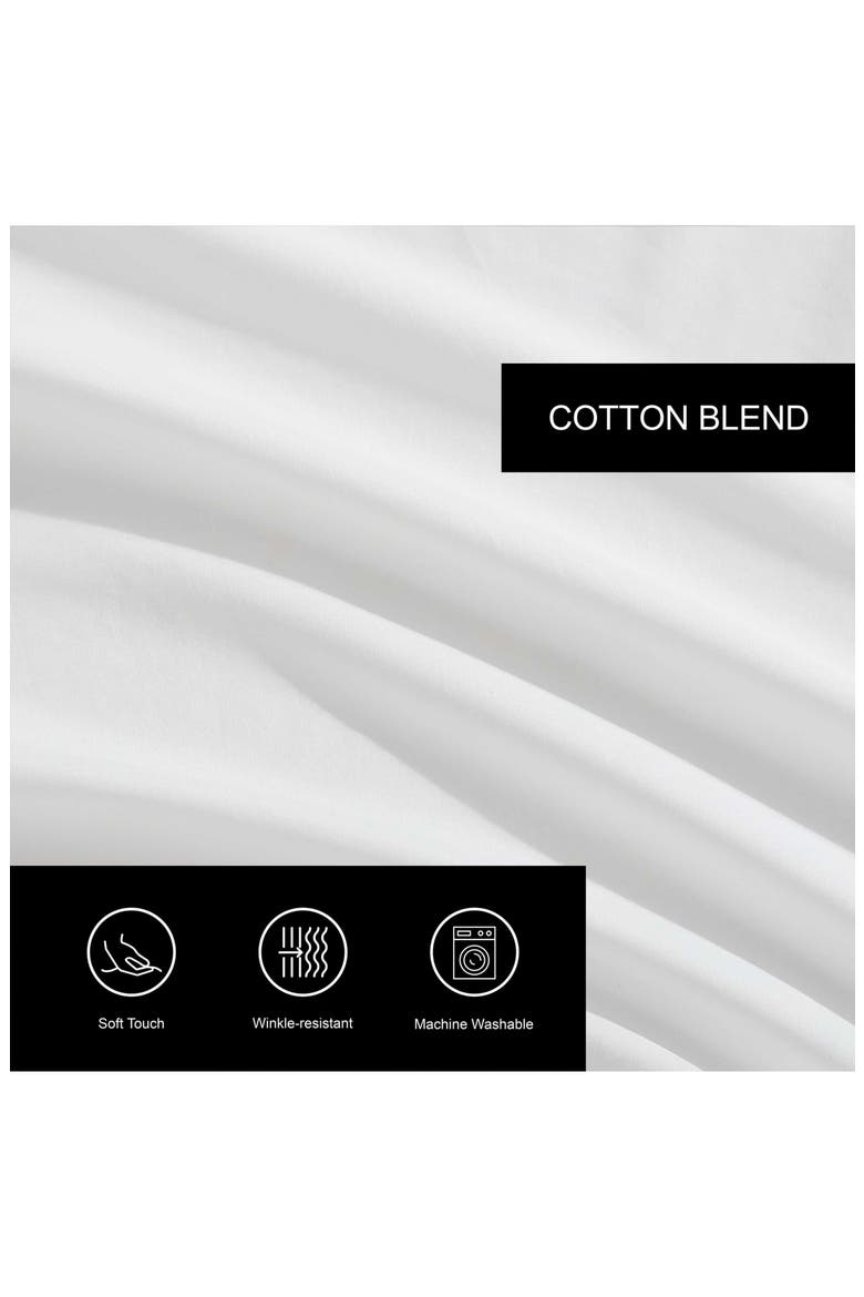 Egyptian Cotton Percale Sheet Set, Alternate, color, LIGHT BEIGE