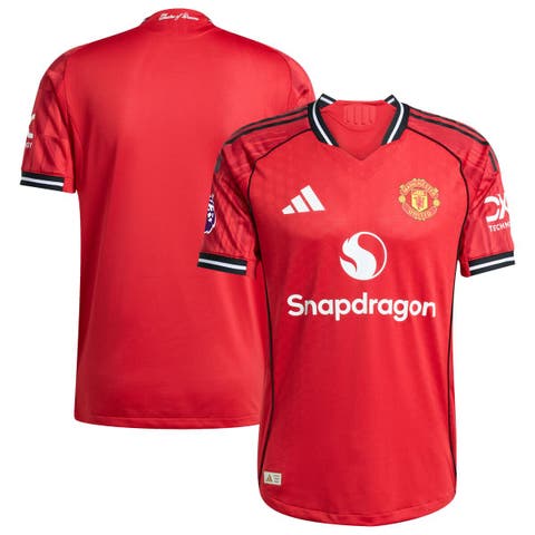 Men's adidas  Red Manchester United Home 2025/26 Authentic Player Jersey