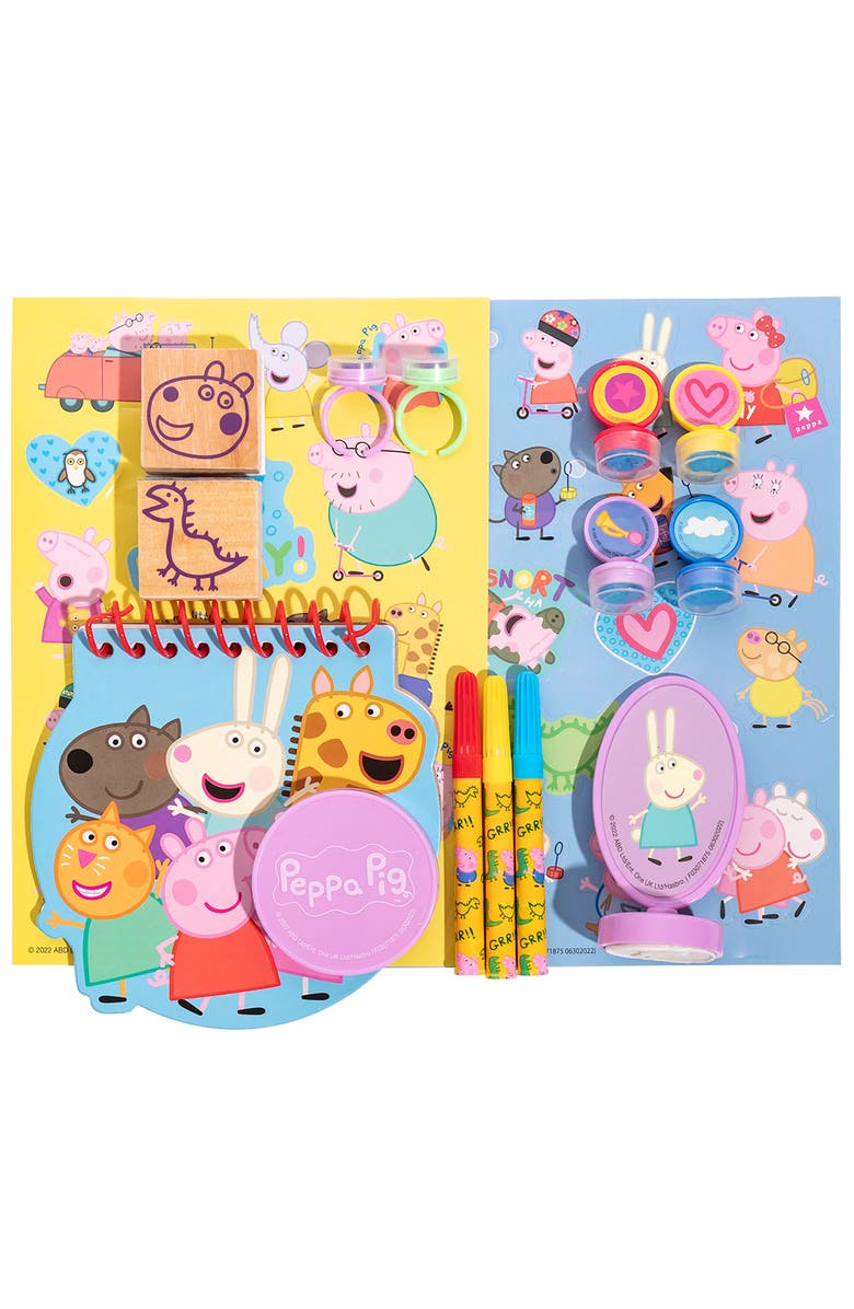 Inkology Stamp 
Doodle, Peppa Pig Creativity Set, Spiral Notebook, Kids 5+, Alternate, color, Multicolored