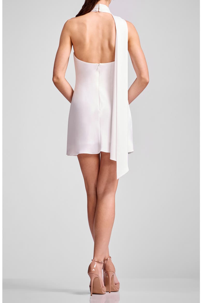 Lily Halter Minidress, Alternate, color, OFF WHITE