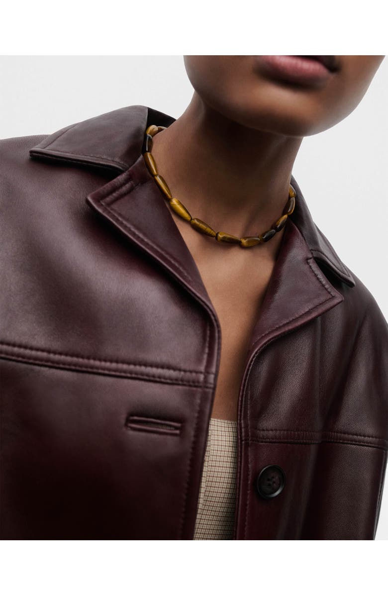 PDPAOLA Tiger Eye Drop necklace, Alternate, color, Eye Tiger