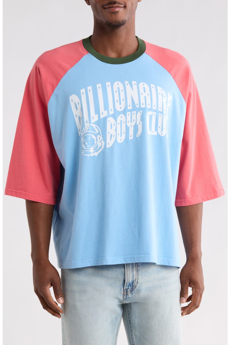 BB Space Camp Cotton Graphic T-Shirt, Main, color, BLUE BELL