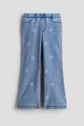 H&M Denim-look Flared Jeggings