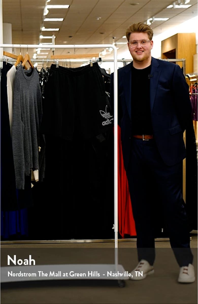 Trefoil Embroidered Sweat Shorts, sales video thumbnail