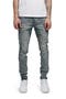 PURPLE Paint Splatter Slim Jeans