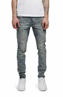 PURPLE BRAND PURPLE Paint Splatter Slim Jeans
