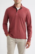 johnnie-O Herringbone Long Sleeve Henley