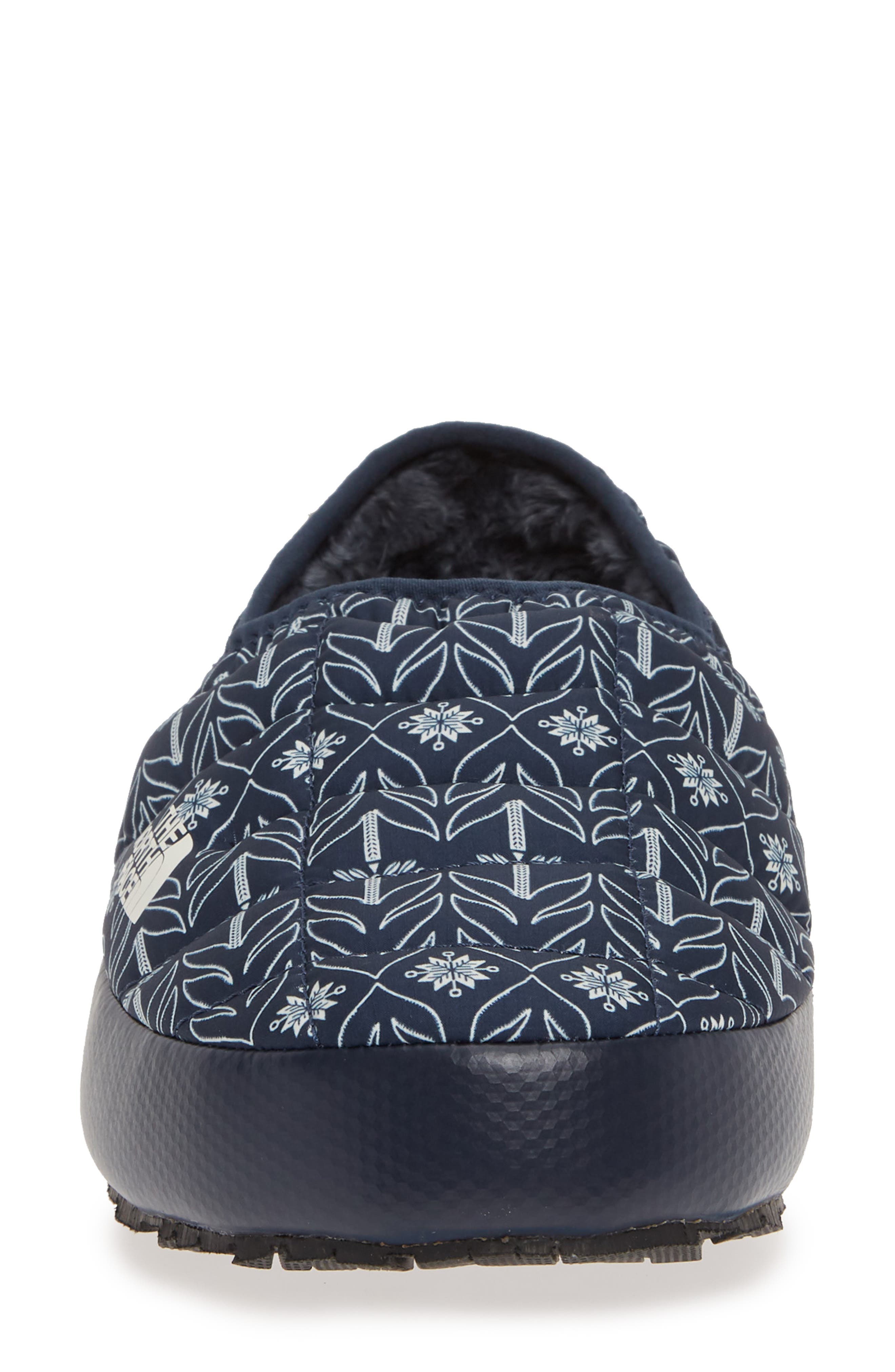 ThermoBall™ Traction Water Resistant Slipper, Alternate, color, NAVY TREE PRINT/ BONE WHITE