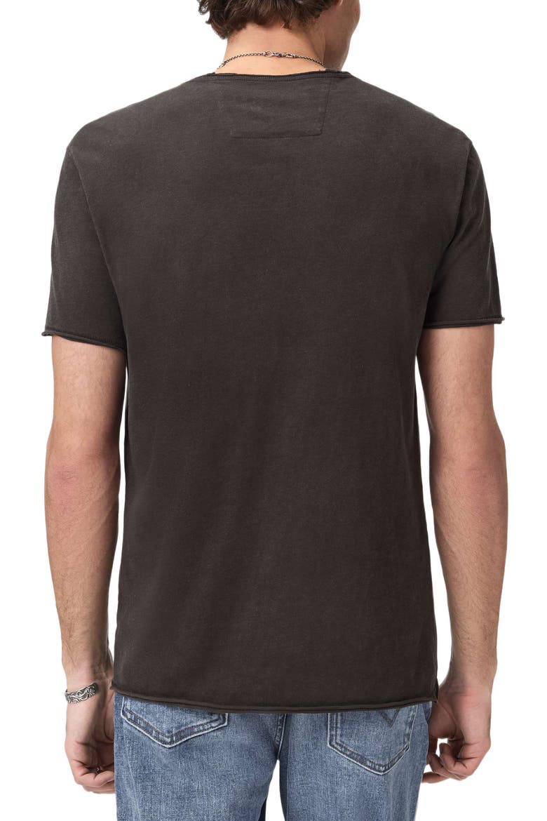Stars Raw Edge Graphic T-Shirt, Alternate, color, CHARCOAL