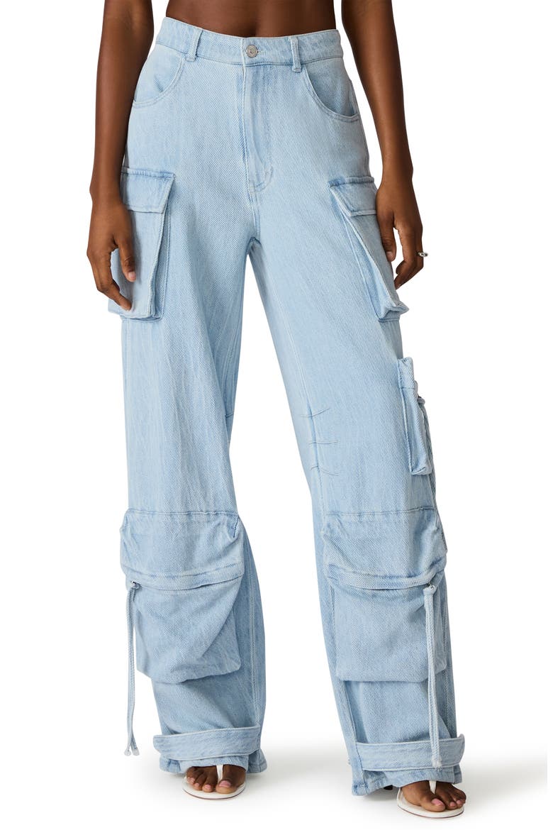 Cargo Jeans, Main, color, FADED BLUE