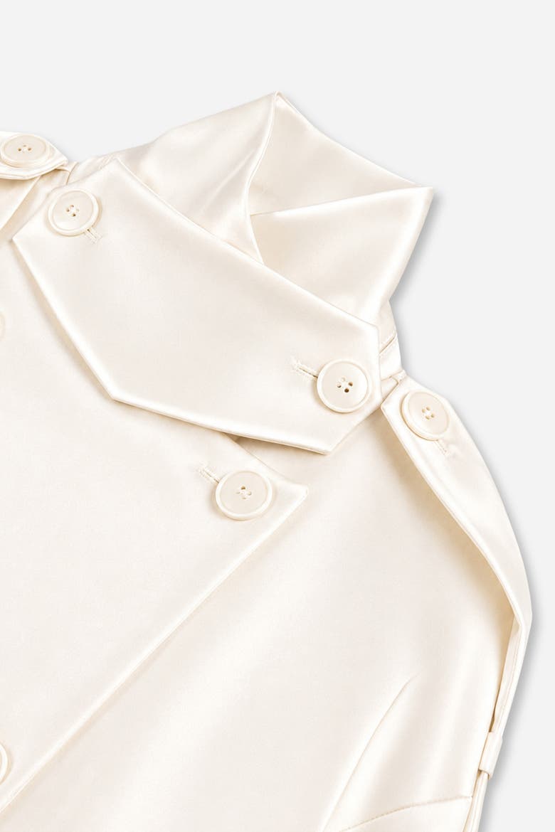 Oversized Double Breasted Trench Coat, Alternate, color, Ivory