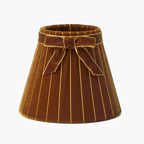Velvet Bow Lampshade (18cm)