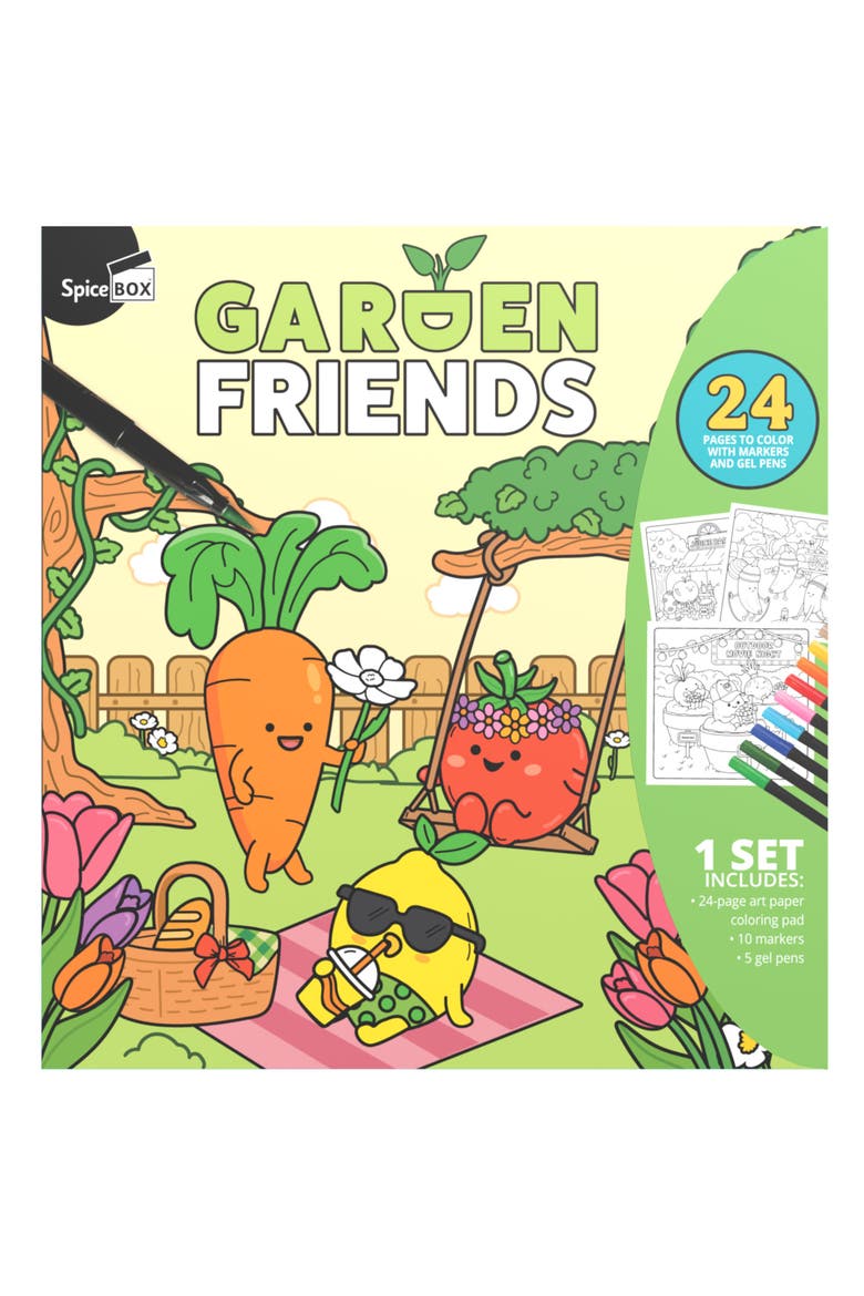 24 Page Coloring Pad, Alternate, color, Multicolored