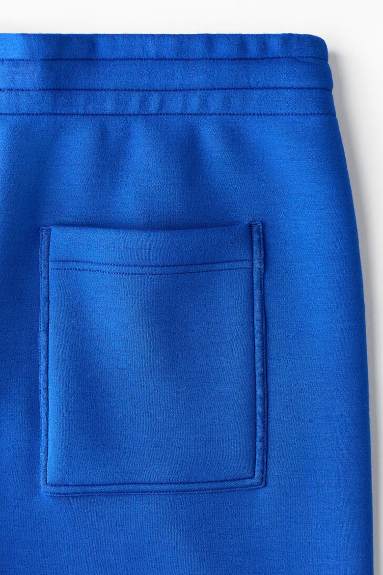 Relaxed-fit Scuba Knit Shorts, Alternate, color, Bright blue