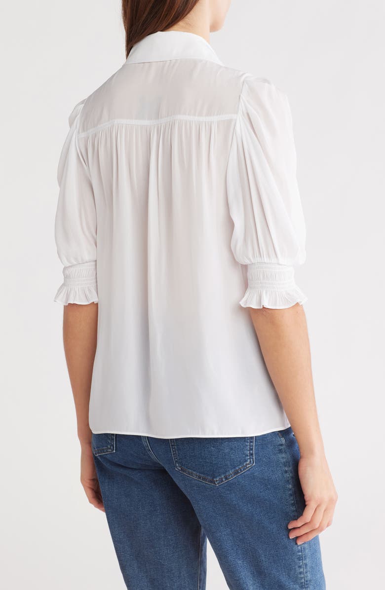 Ramy Brook Kaylor Puff Sleeve Button-Up Shirt, Alternate, color,