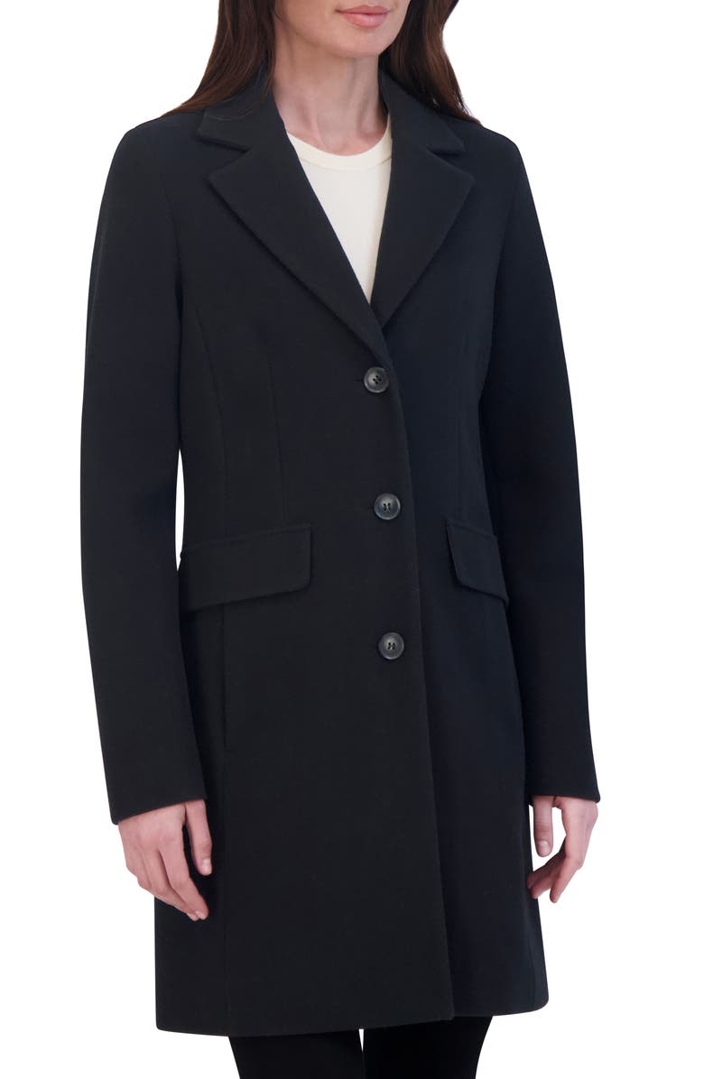 Laundry by Shelli Segal Water Resistant Notch Lapel Coat, Main, color, 