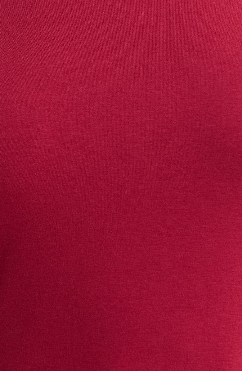 Caslon<sup>®</sup> Ruffle Detail Knit Top, Alternate, color, Red Rumba