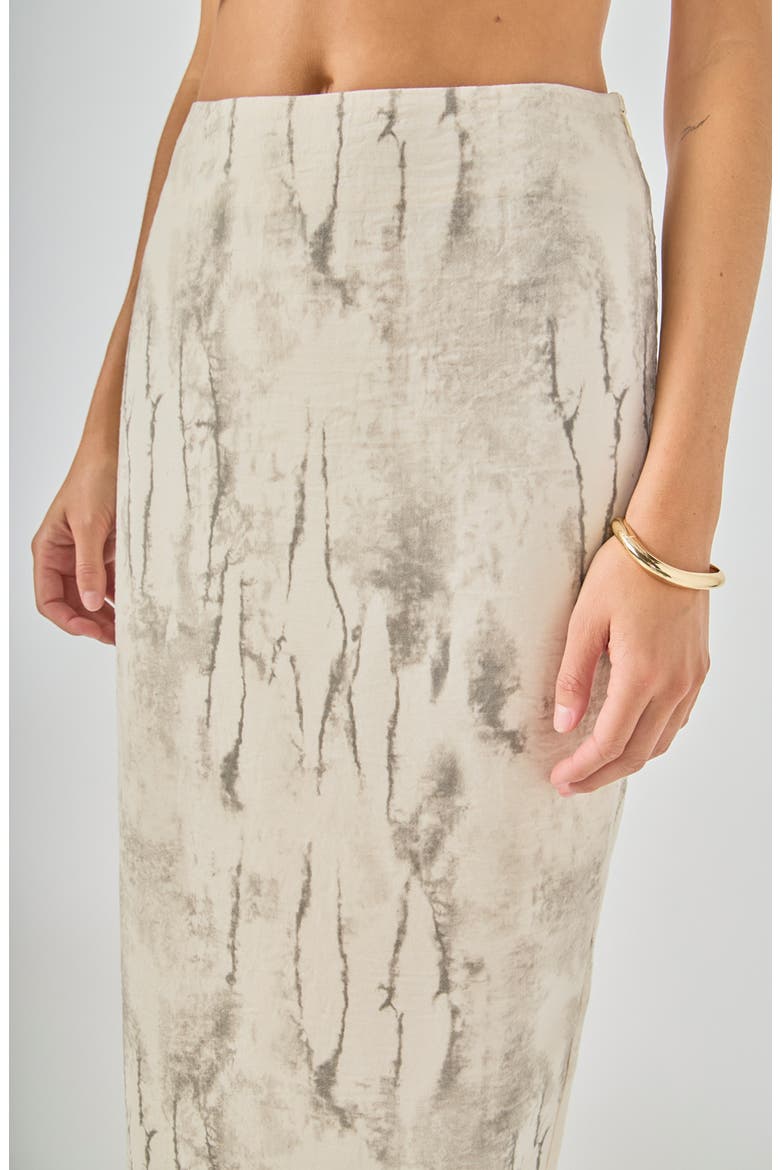 High Waist Maxi Skirt, Alternate, color, SAND