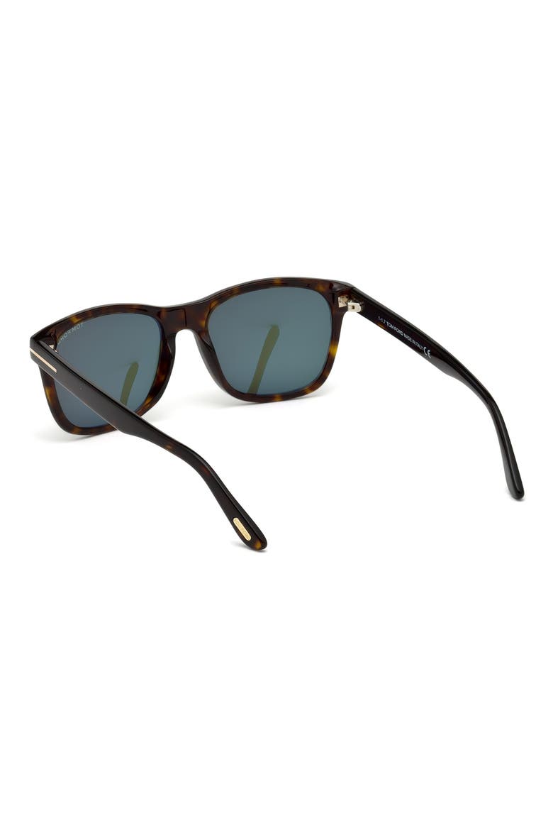 Eric 55mm Sunglasses, Alternate, color, DARK HAVANA / GREEN