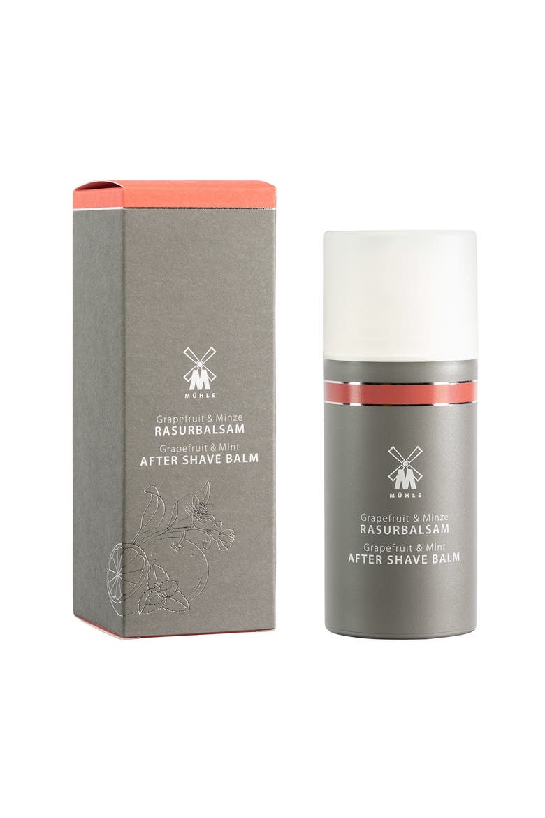 Grapefruit & Mint Aftershave Balm, Main, color, White