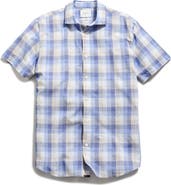 Billy Reid Hutcheson Plaid Short Sleeve Button-Up Shirt