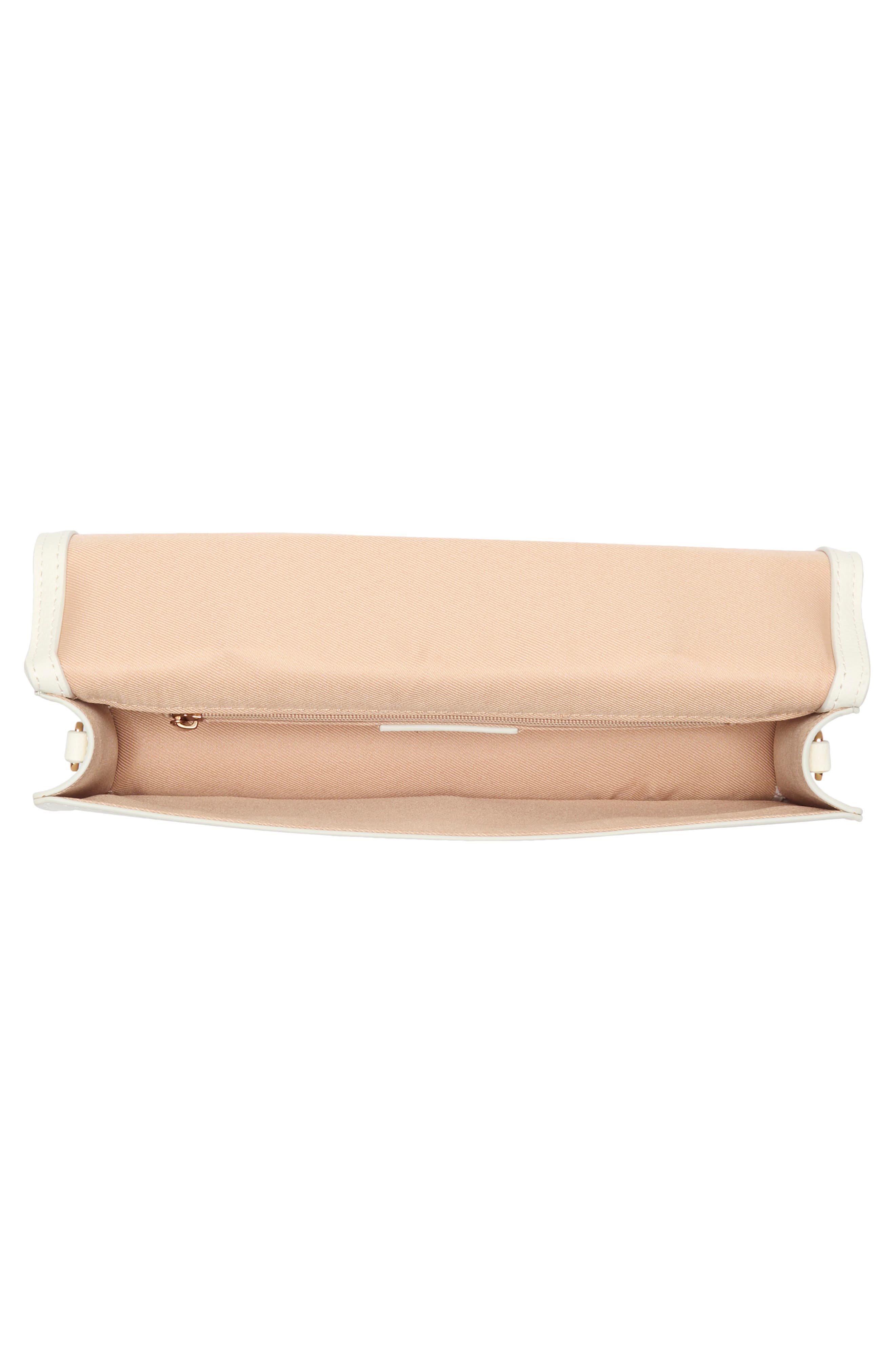 Sam Edelman Corrie Clutch, Alternate, color, Milky White