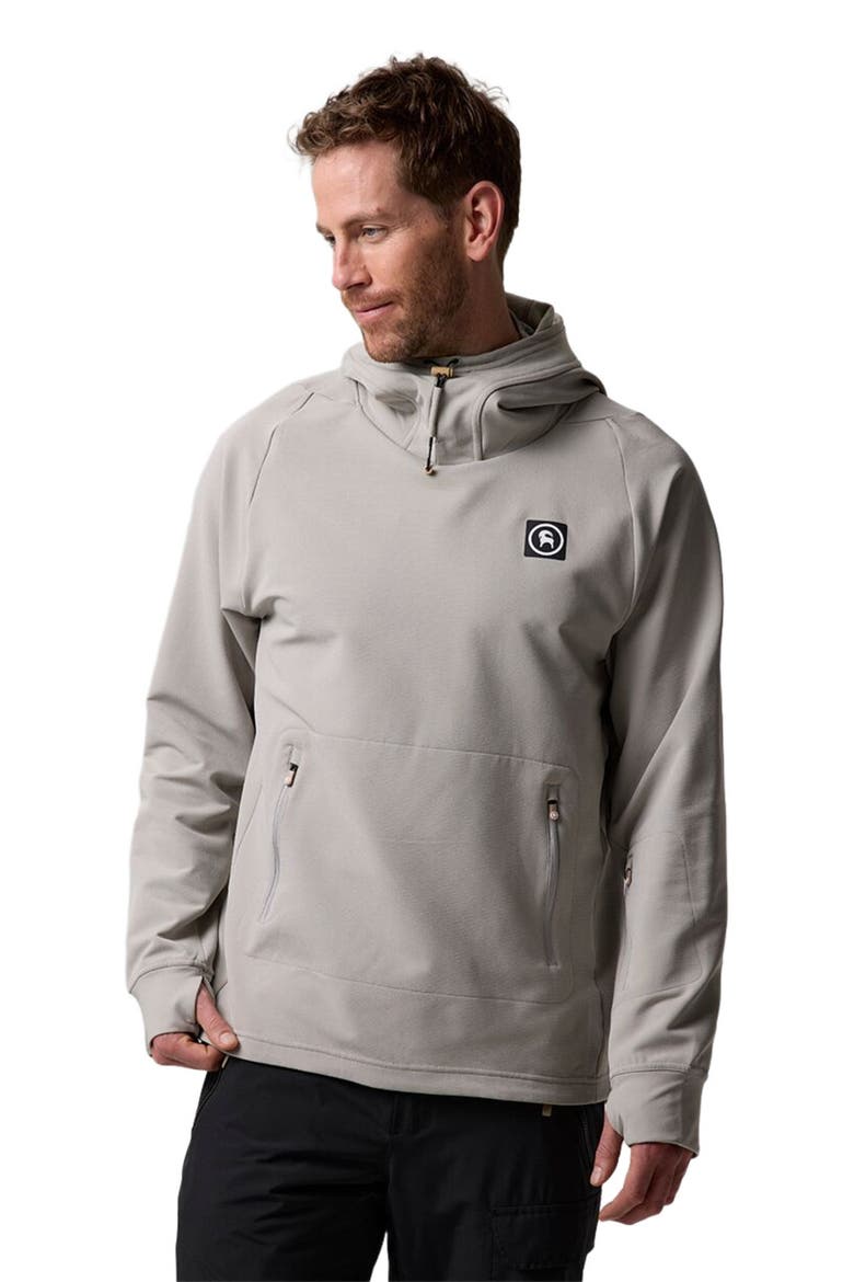 Destination Softshell Fleece Hoodie - Men's, Main, color, Goat Gray