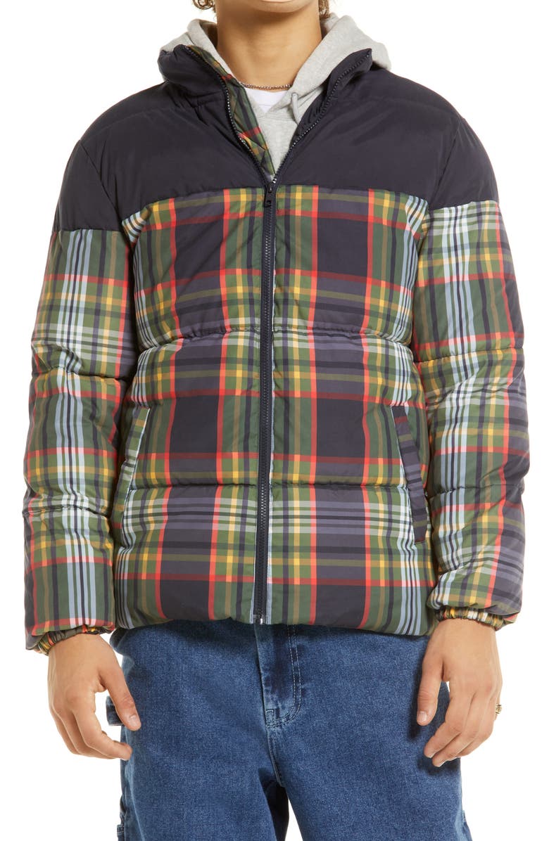 BP. Men's Print Puffer Jacket, Alternate, color,