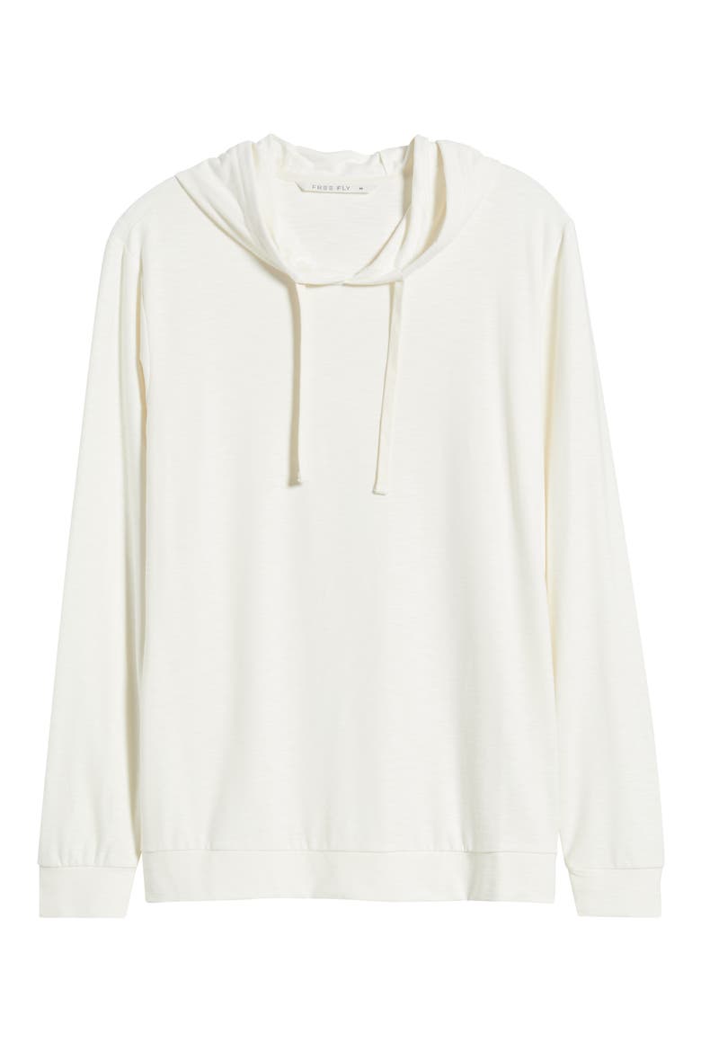 Slub Performance Hoodie, Alternate, color, SEA SALT