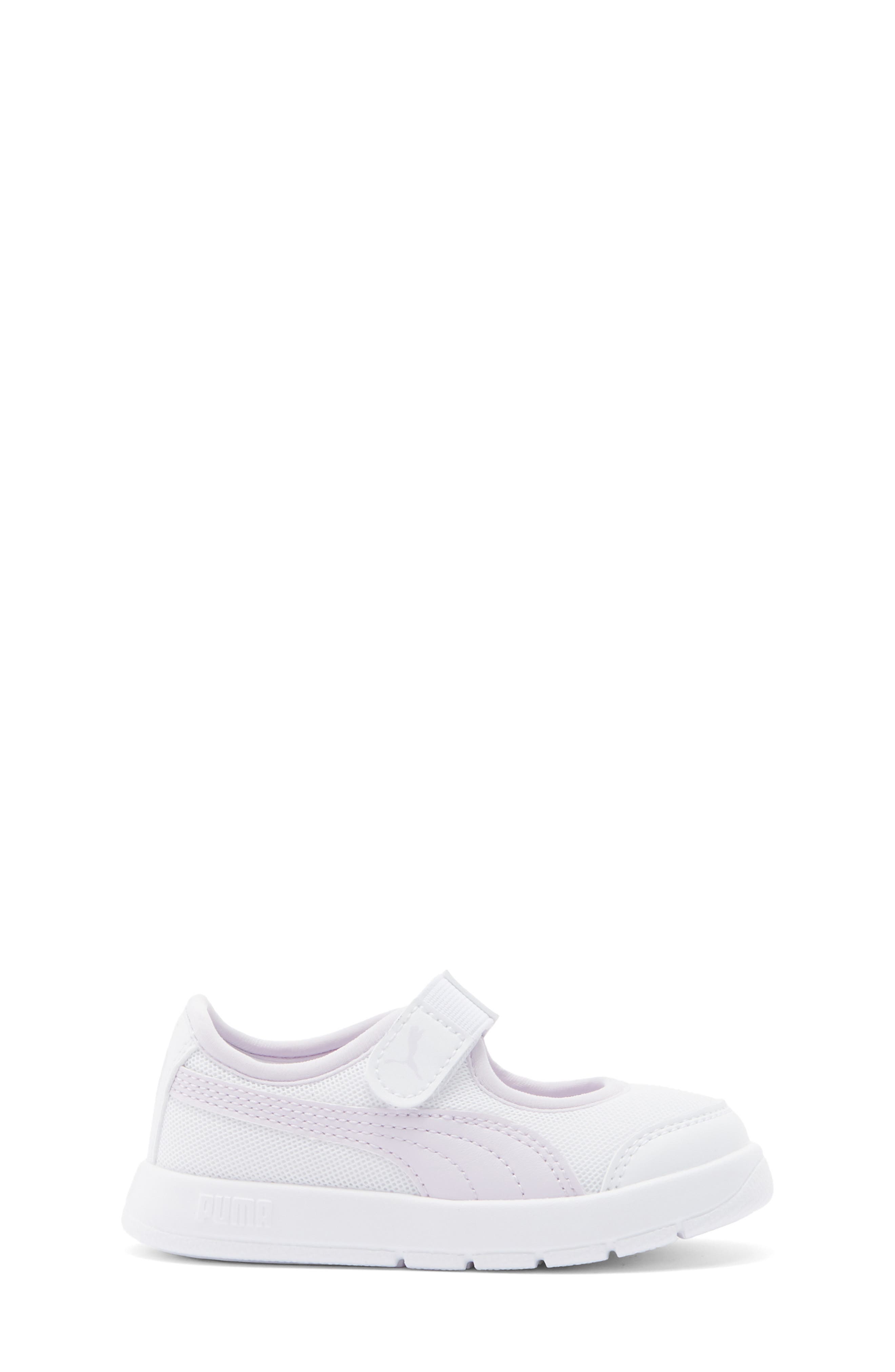 PUMA Kids' Courtflex v3 Sneaker, Alternate, color, Puma White/ Lilac