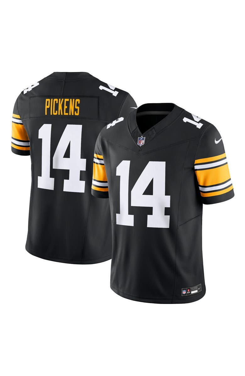 Nike Men's Nike George Pickens Black Pittsburgh Steelers Vapor F.U.S.E. Limited Jersey, Main, color, 