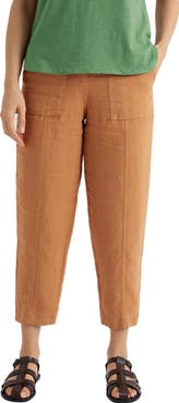 Seasalt Cornwall Saltings Cropped Linen Pants