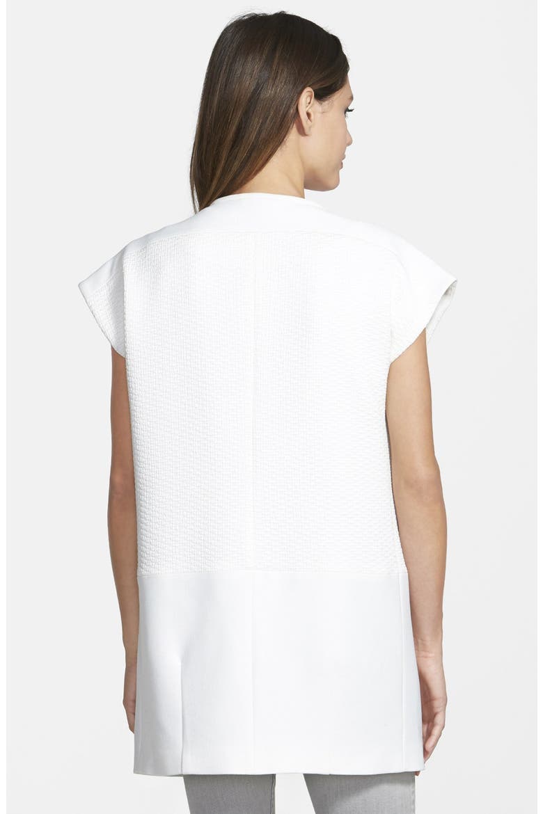 'Prado' Vest, Alternate, color, WHITE